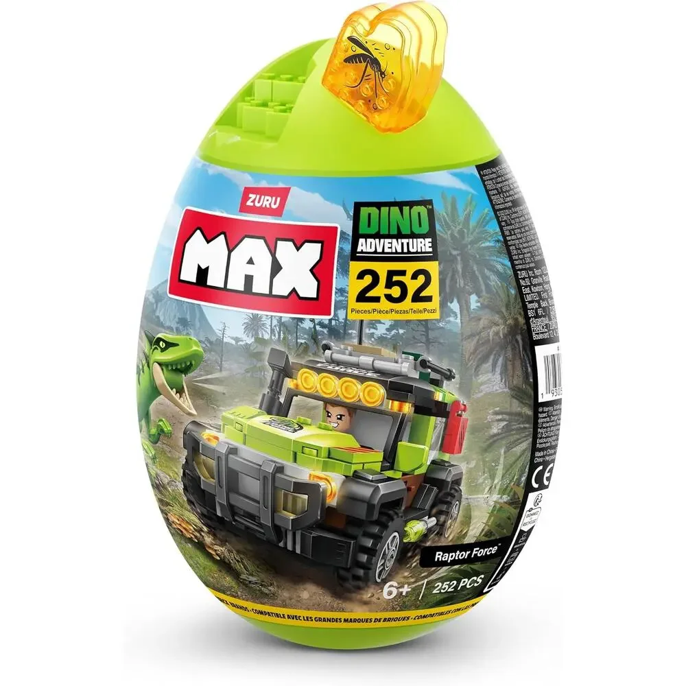 NWT Zuru Max Build More Dino Adventure Raptor Force Egg Capsule